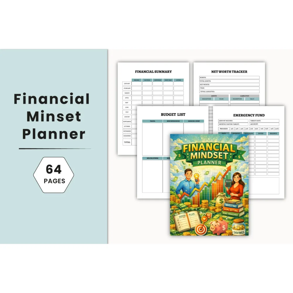 Financial Mindset Planner for Success