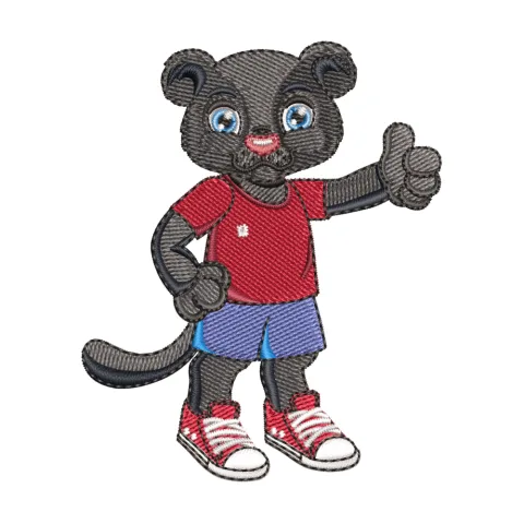Wild Rat Embroidery Design