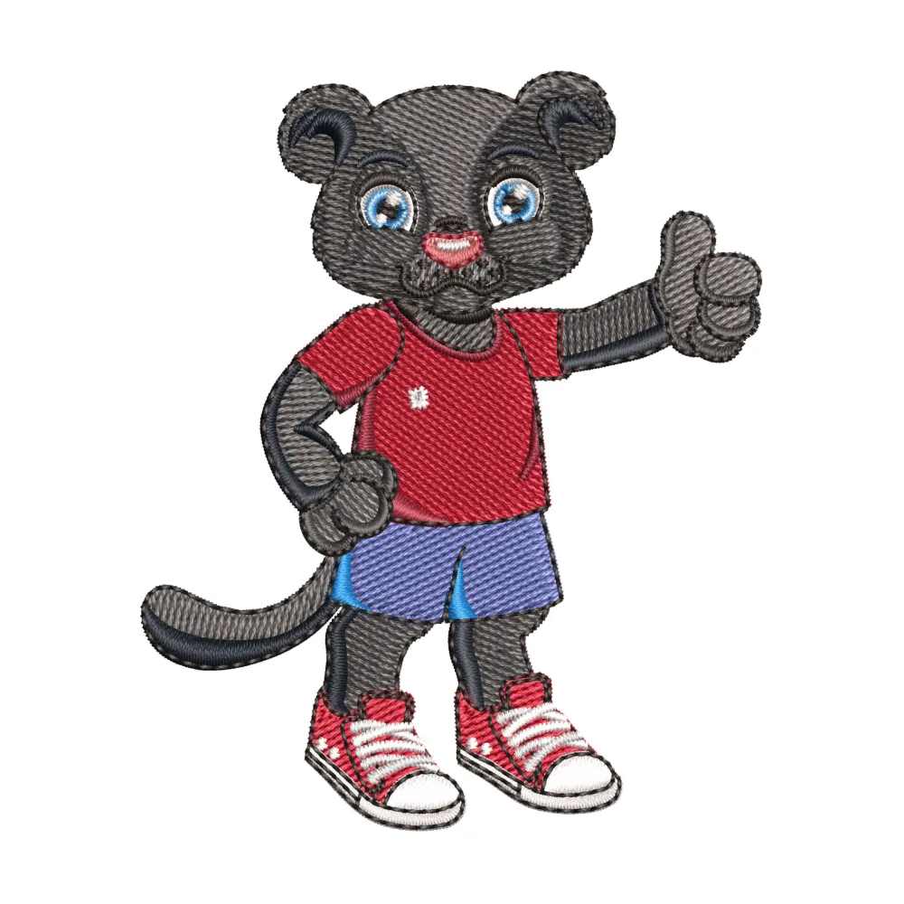 Wild Rat Embroidery Design