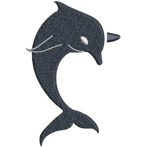 Dolphin Embroidery Design