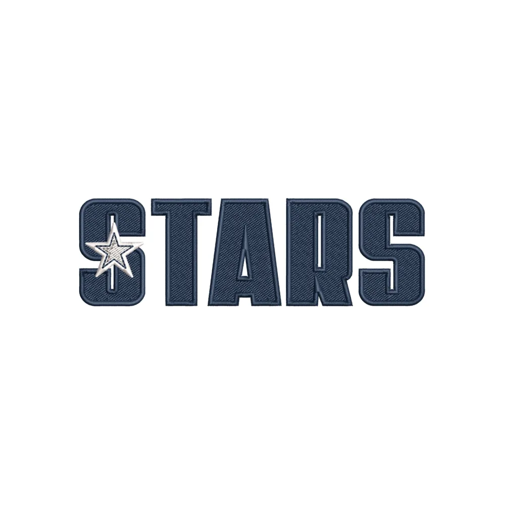 Stars Embroidery Design