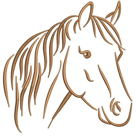 Horse Embroidery Design