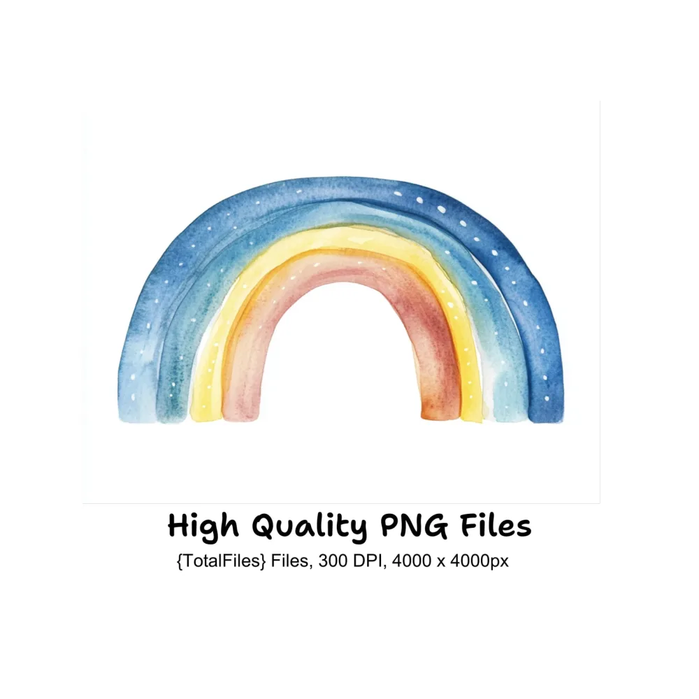 Rainbow Clipart Bundle