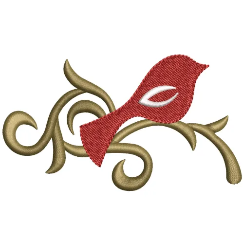 Sparrow Embroidery Design