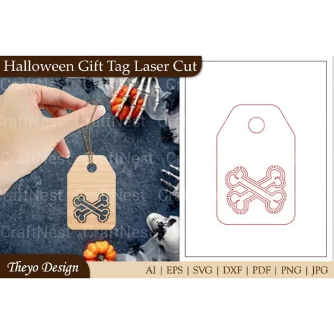Lasercut Tags SVG