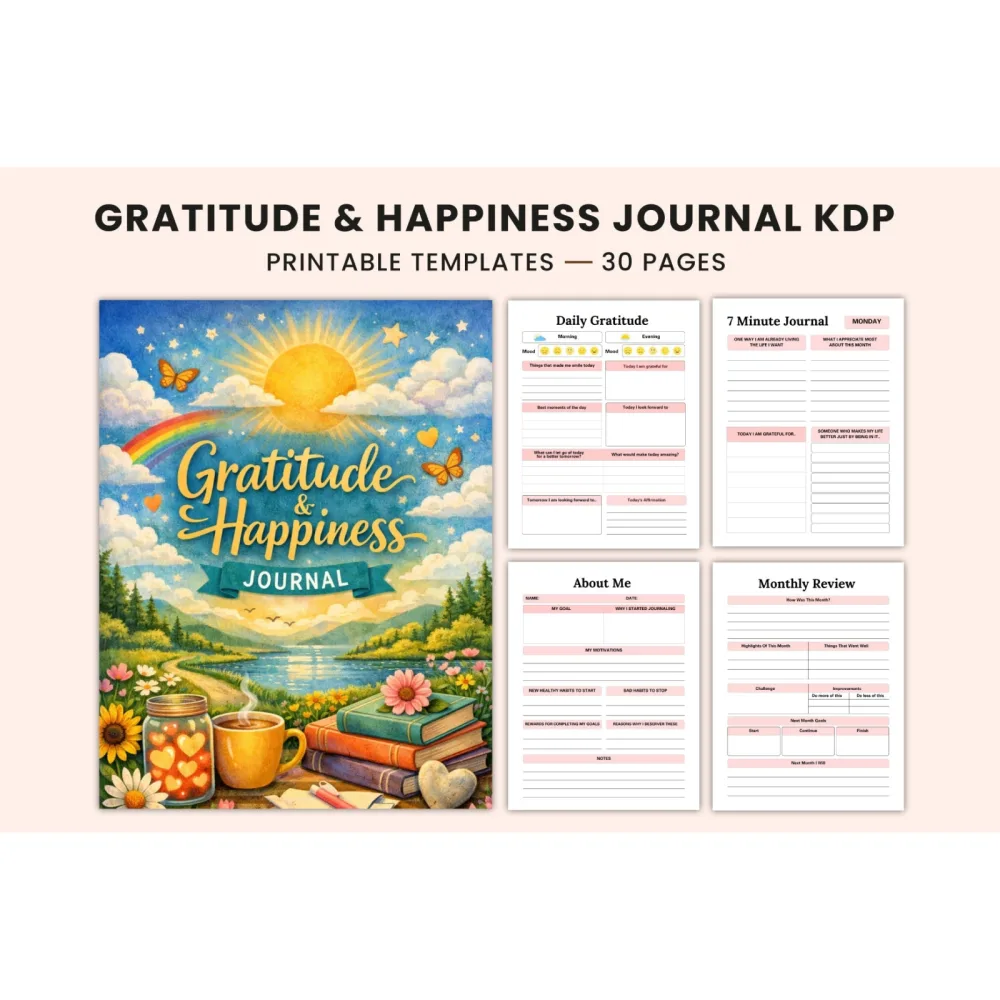 Gratitude Happiness Journal