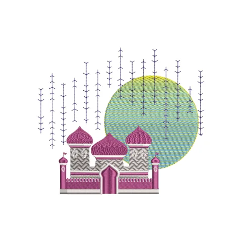 Sequin Arabic Embroidery Design