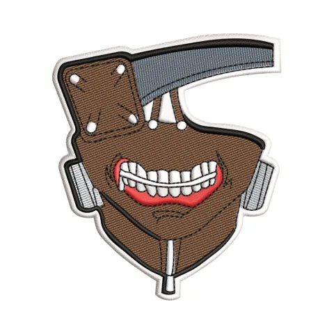 Head Cutter Embroidery Design