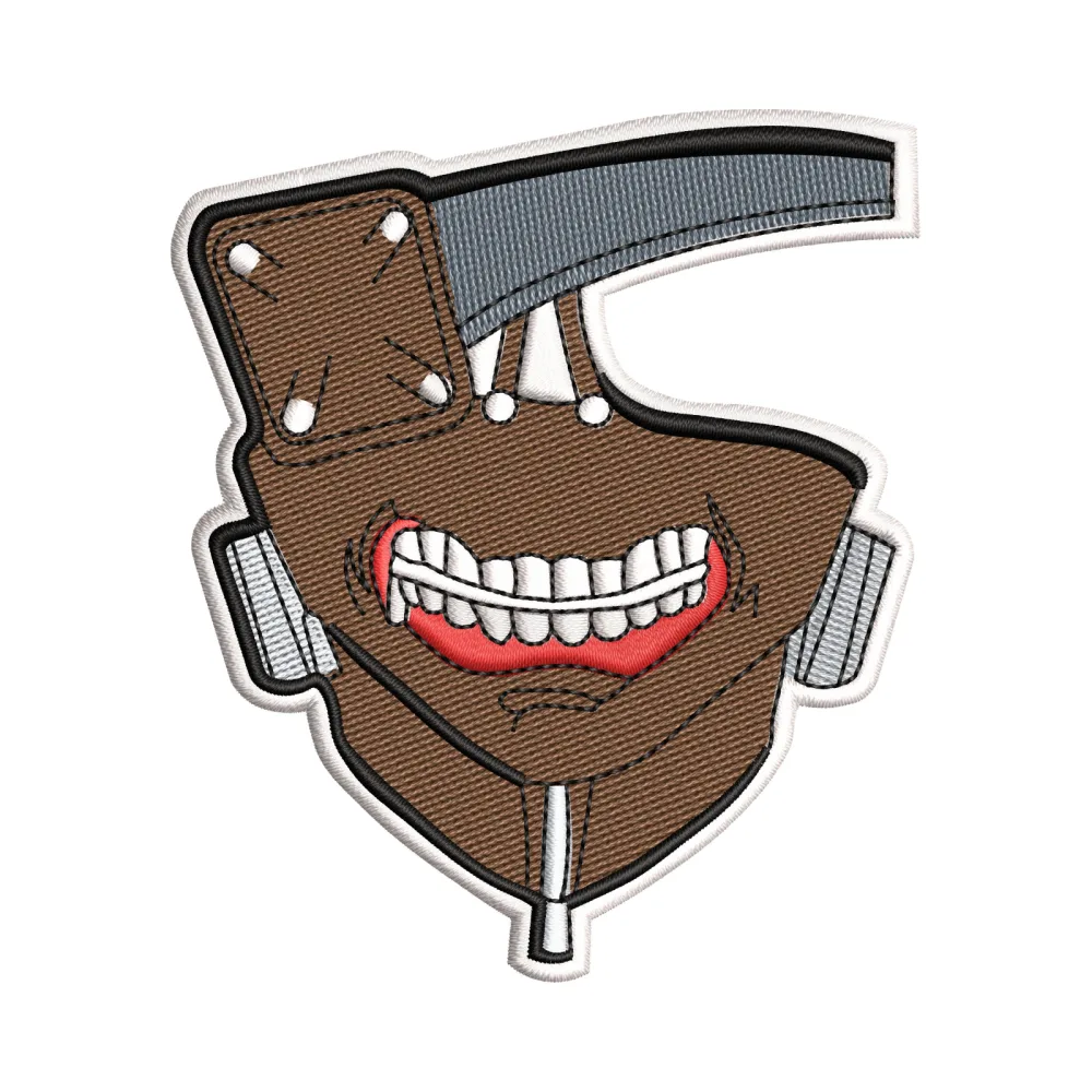 Head Cutter Embroidery Design