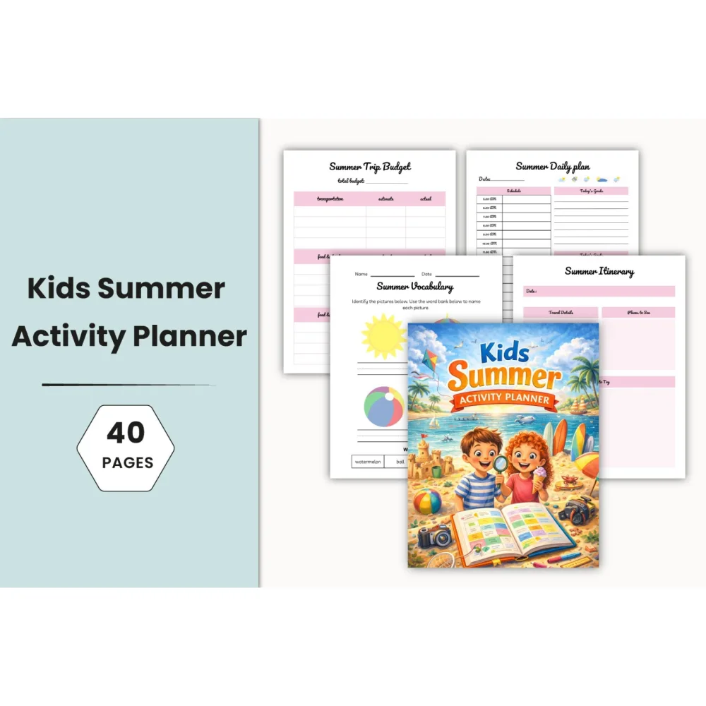 Kids Summer Activity Planner