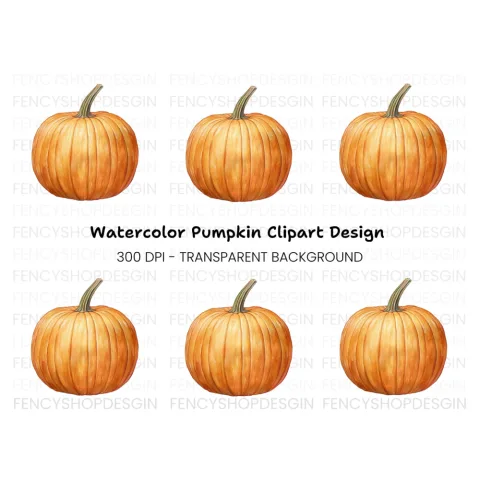 Pumpkin Fall Clipart Bundle