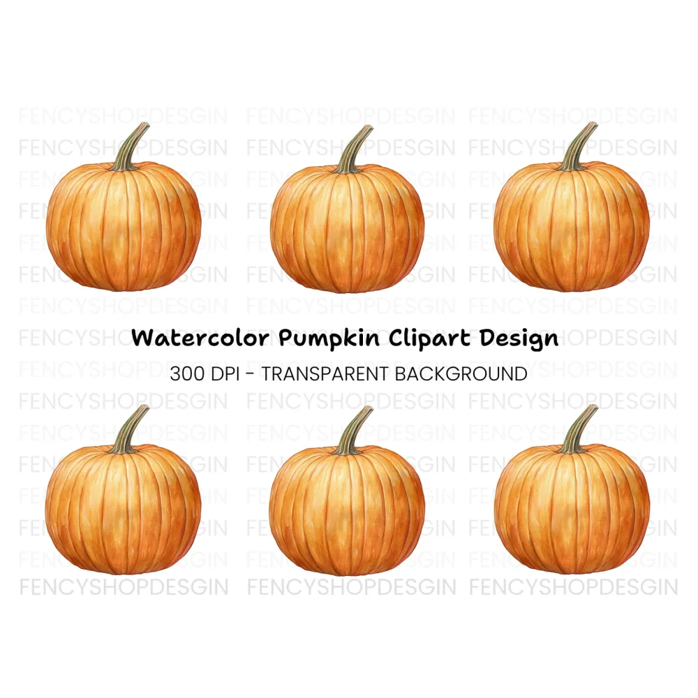 Pumpkin Fall Clipart Bundle
