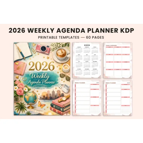 Weekly Agenda Dated Planner