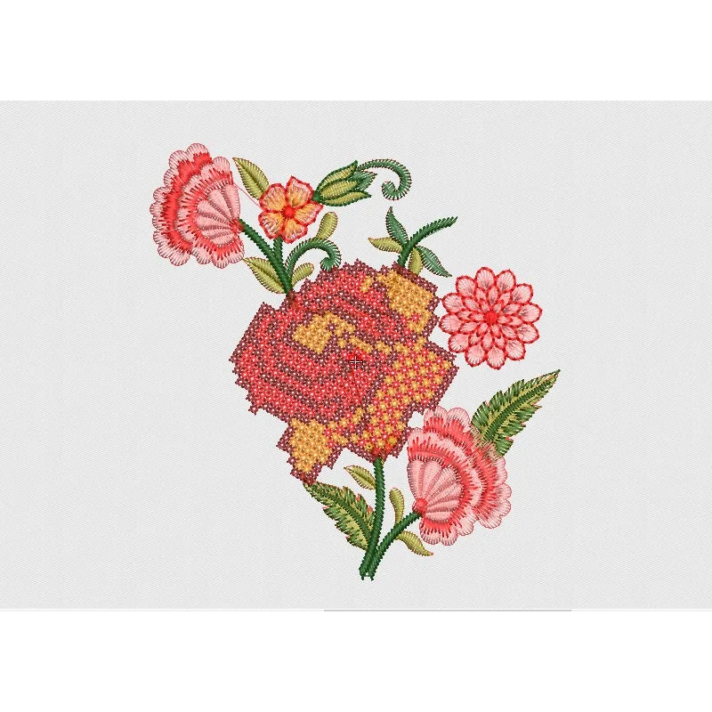 Flower Embroidery Design