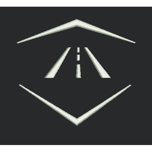 Road in Hexagon Embroidery Design