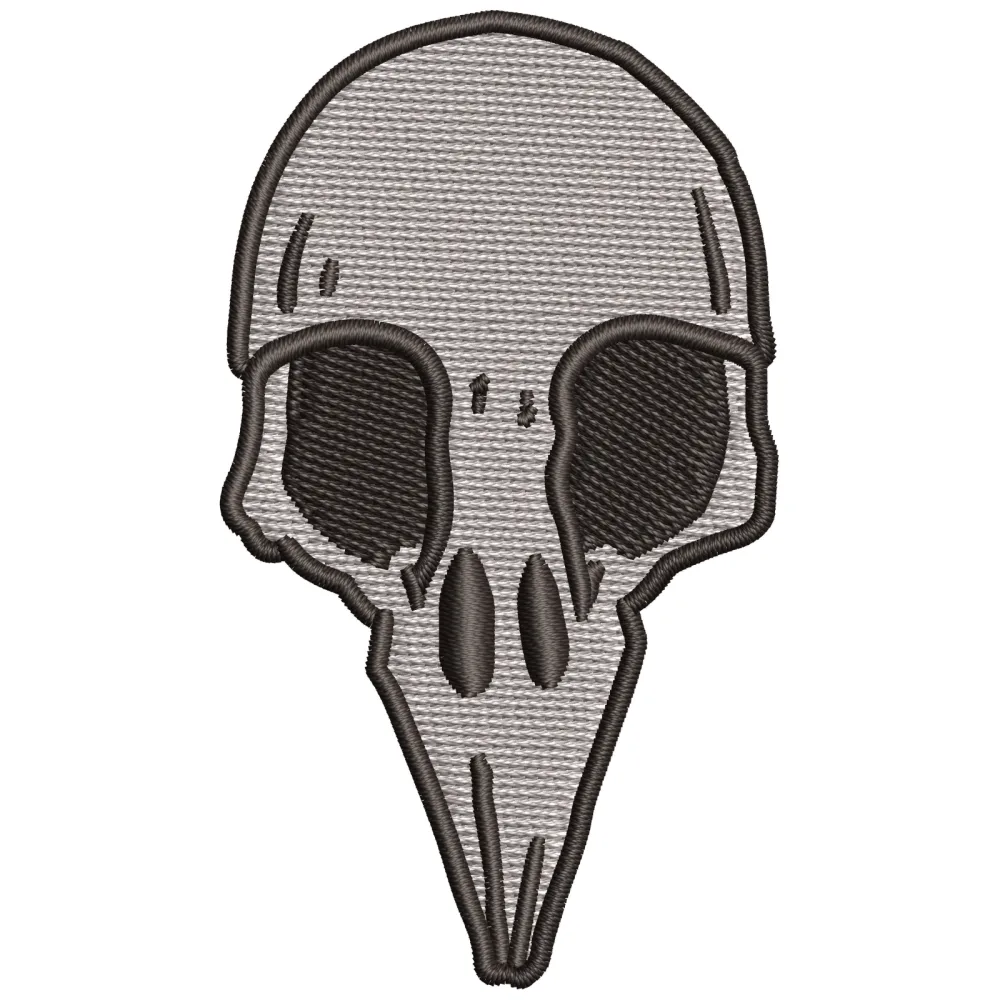 Ealian Skull Embroidery Design