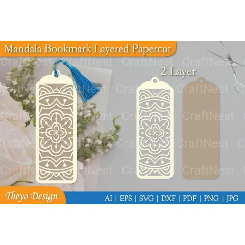Mandala Layered Papercut SVG Bundle
