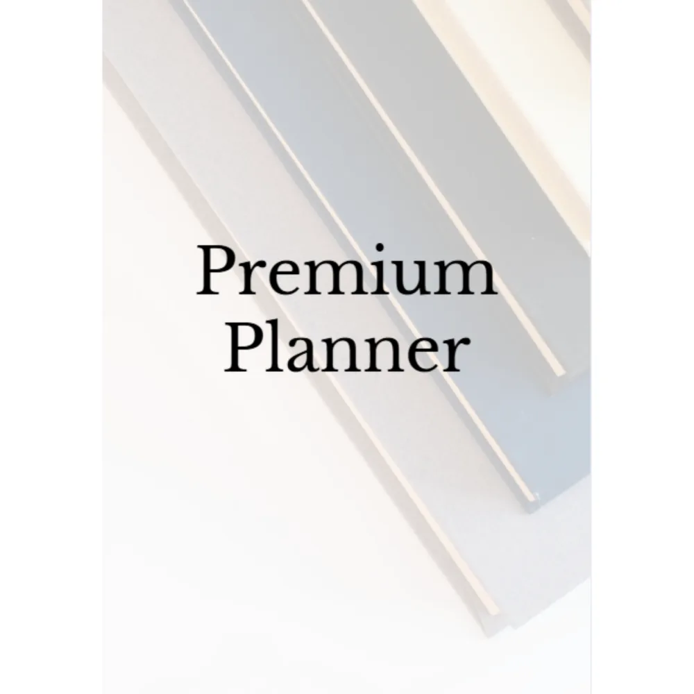 Premium Planner Bundle