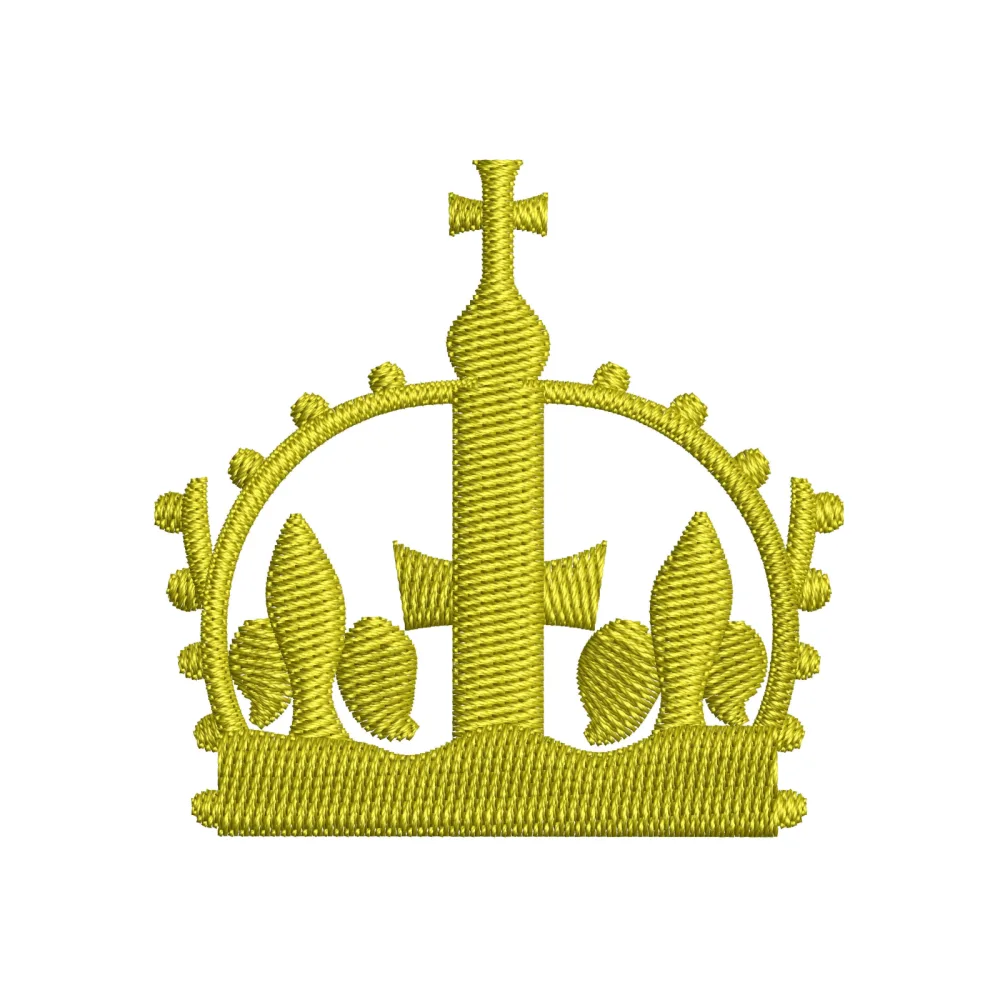 Saleeb Crown Embroidery Design