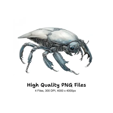 Robotic Insect Clipart Bundle