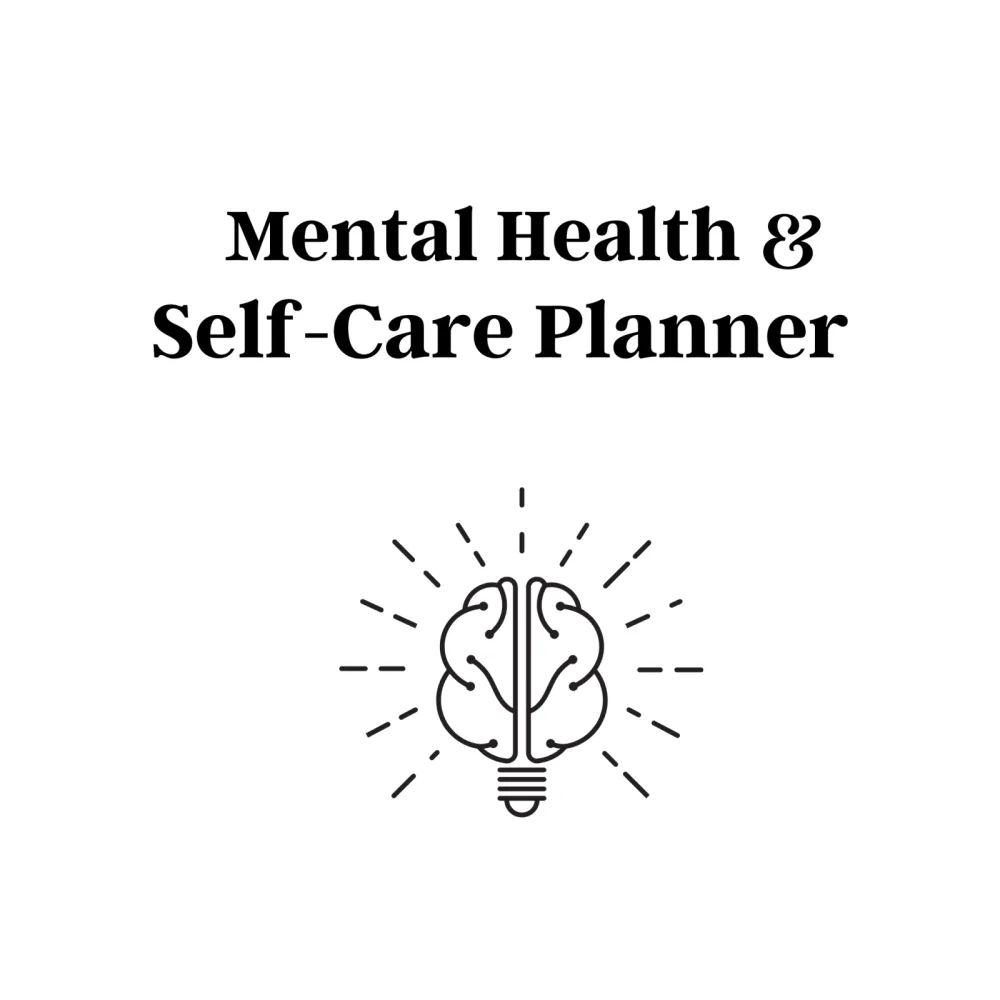 Mental Health & Self Care Planner Bundle