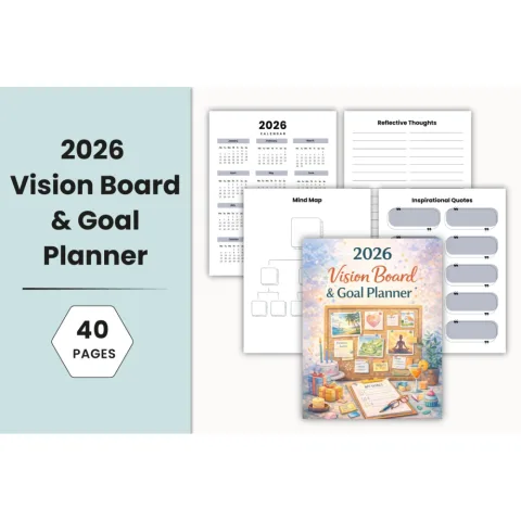 Vision Board Goal Planner