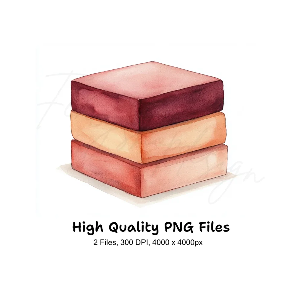 Stacked Cubes Clipart Bundle