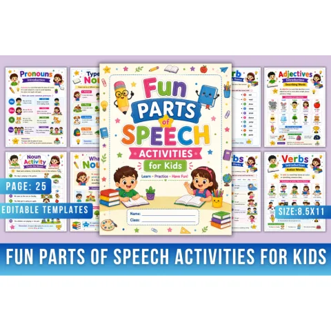 Fun Parts Of Speech Activities
