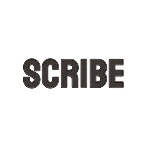 Scribe Embroidery Design