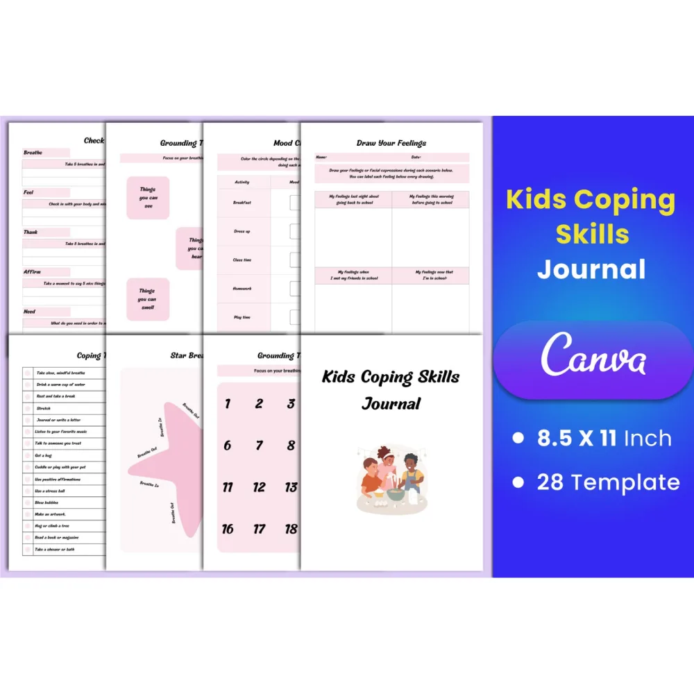 Kids Coping Skills Journal