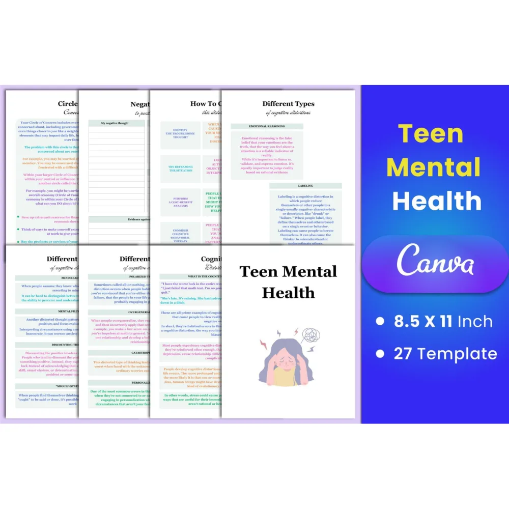 Teen Mental Health Planner