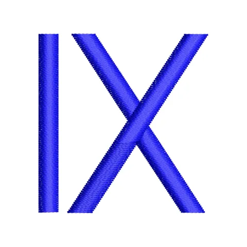 Nine Embroidery Design