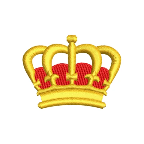 King Crown Embroidery Design