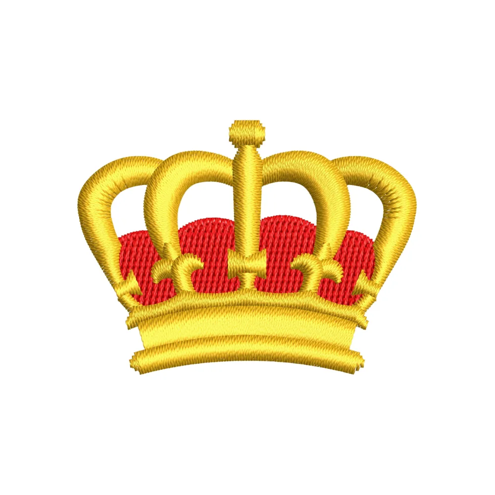 King Crown Embroidery Design