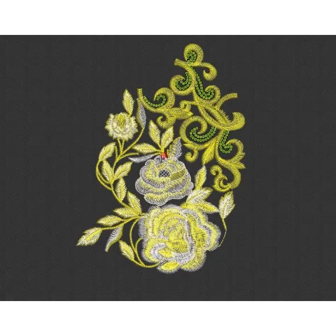 Flower Embroidery Design
