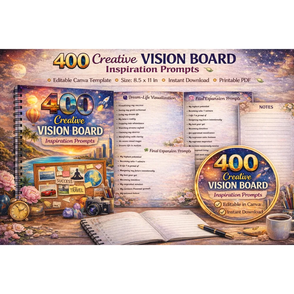 Creative Vision Board Inspiration Prompts