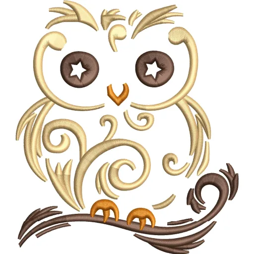 Owl Embroidery Design