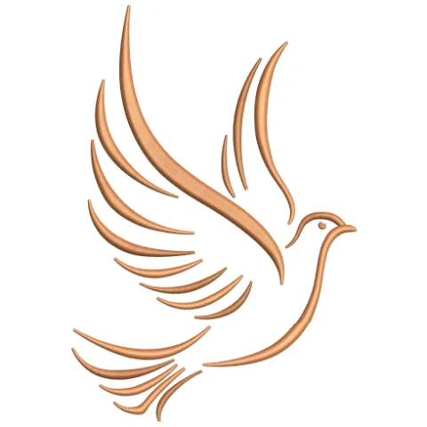 Pigeon Embroidery Design