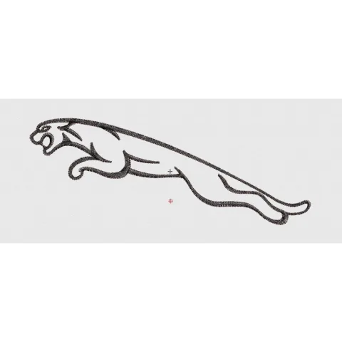 Jaguar Embroidery Design