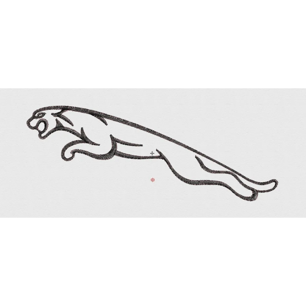 Jaguar Embroidery Design