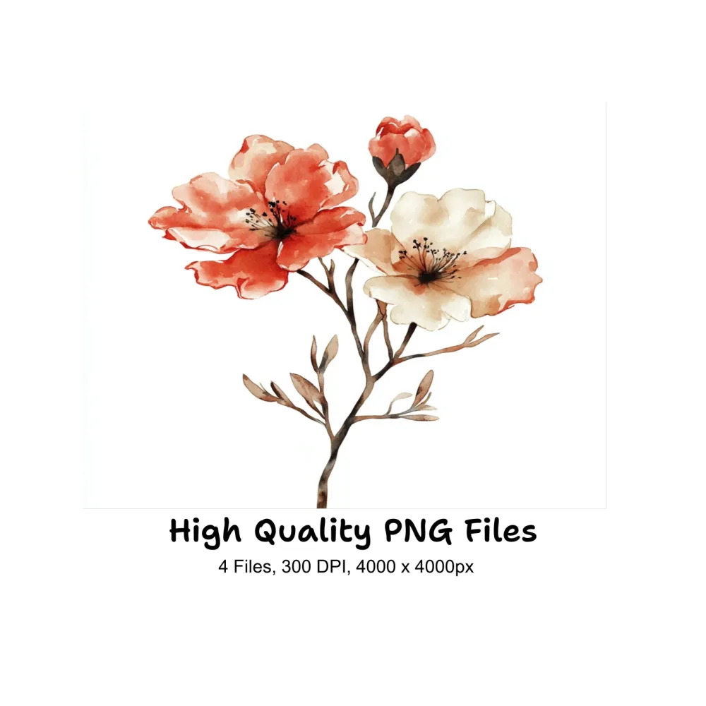 Floral Clipart Bundle