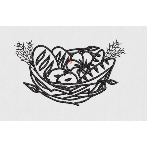 Bread Embroidery Design