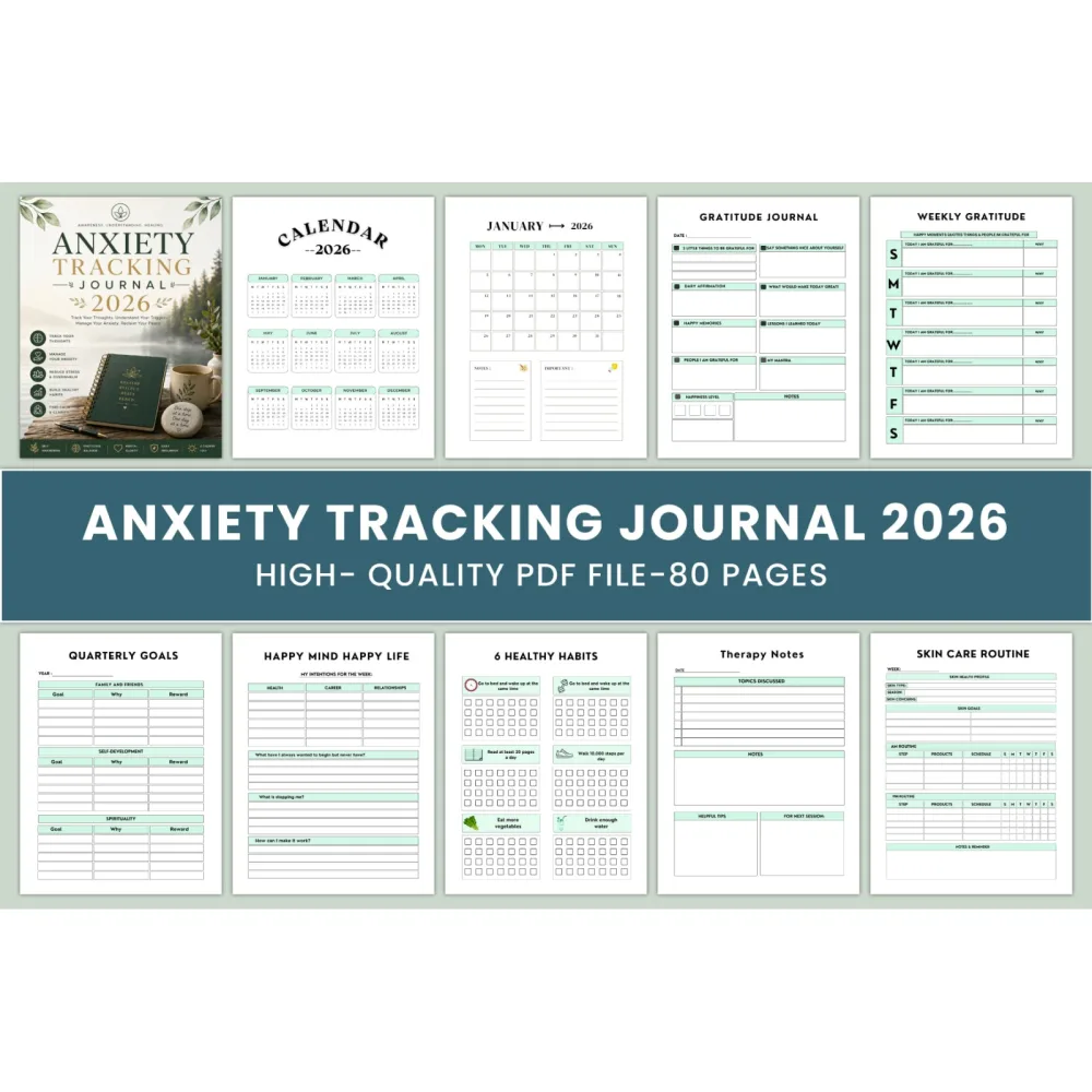 Anxiety Tracking Journal