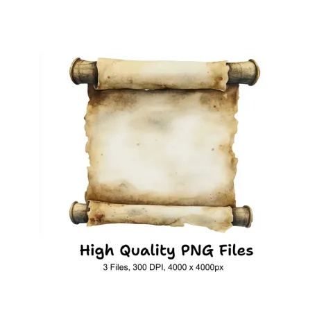 Vintage Scroll Clipart Bundle