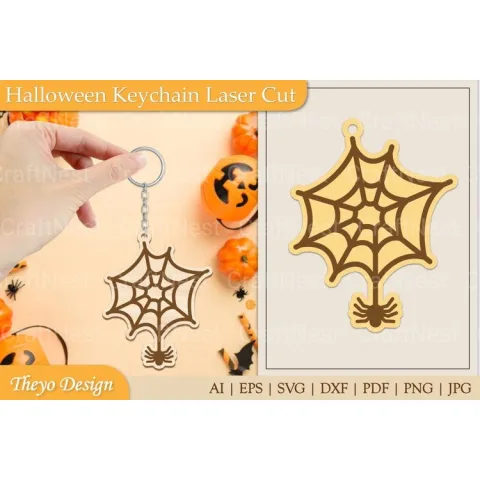 Halloween Keychain SVG Bundle