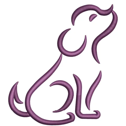 Dog Embroidery Design