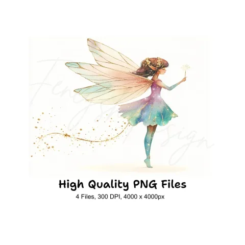 Enchanting Fairy Clipart Bundle