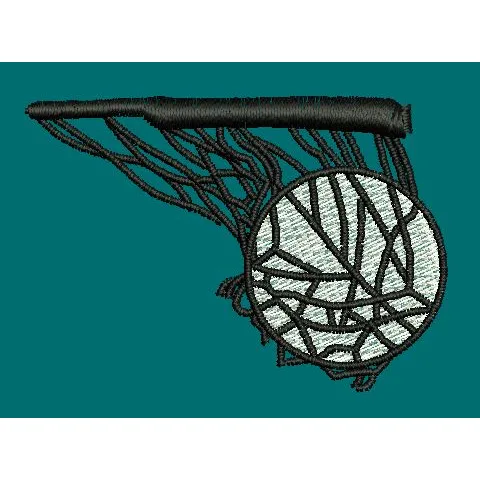 Abstract Web Sphere Embroidery Design