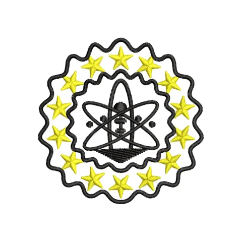 Chemistry Embroidery Design