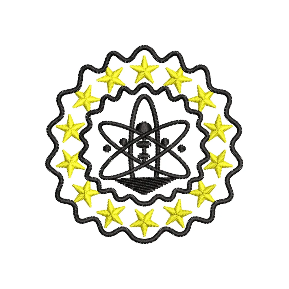 Chemistry Embroidery Design
